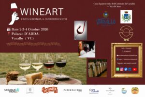WINEART 2026 evento vino e arte a Varallo Sesia con degustazione vini e prodotti tipici